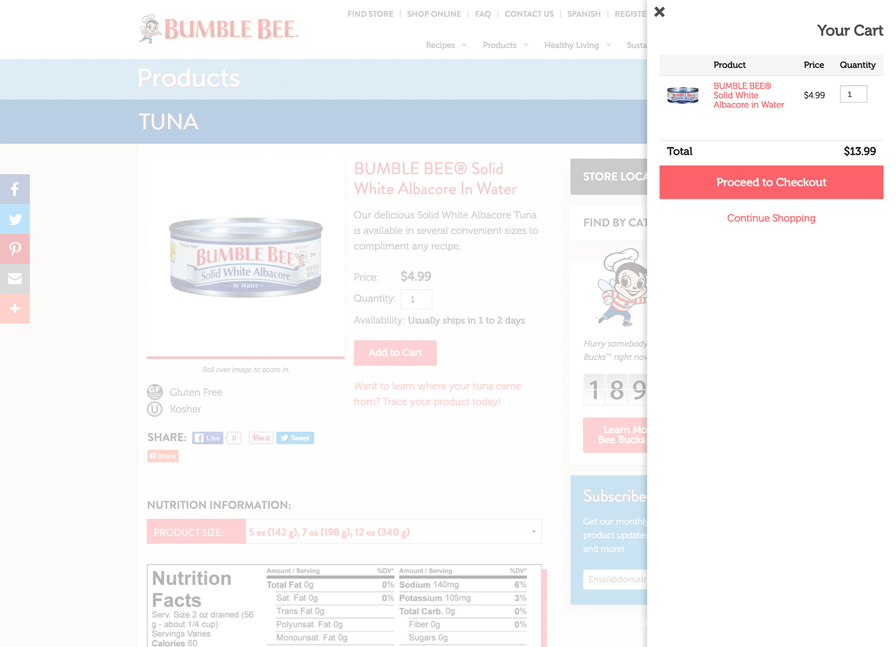 Bumble Bee Seafoods Carousel Image 2