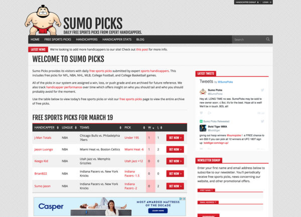 Sumo Picks Project Image